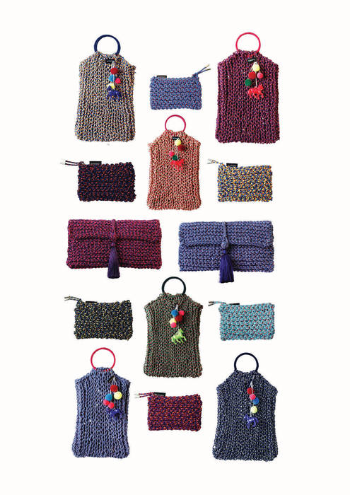 Rope knitting bag series., Knitster Knitster