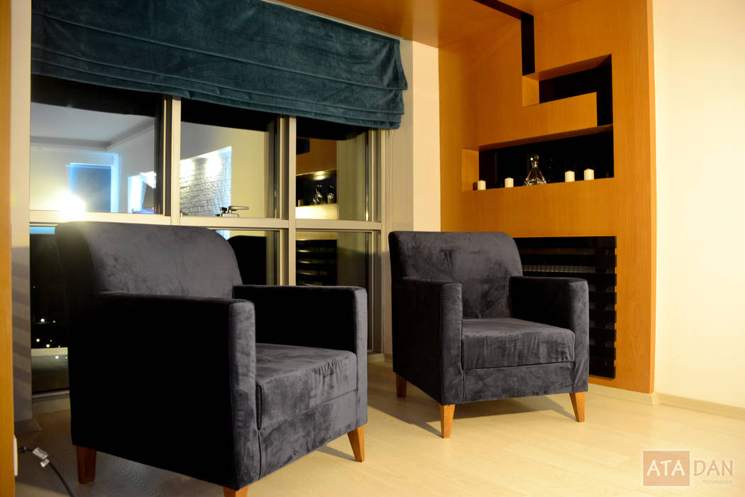 İç Mekan Tasarım ve Uygulama Projesi, ROAS Mimarlık ROAS Mimarlık Ruang Keluarga Modern Sofas & armchairs