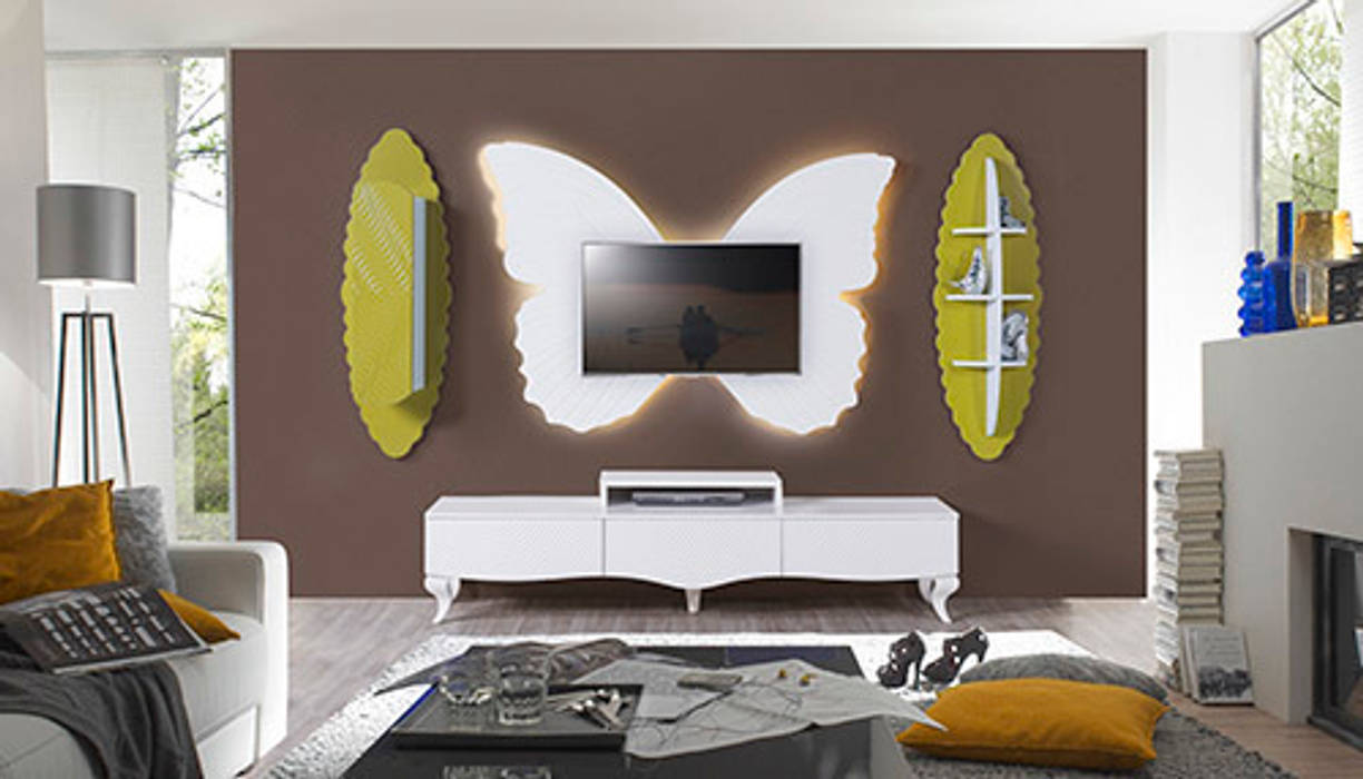 Salon Mobilyası, Füme Mobilya Füme Mobilya Modern Living Room TV stands & cabinets