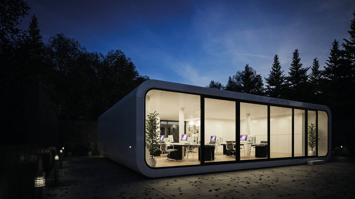 Flexibel wohnen im modularen Tiny House coodo, LTG Lofts to go - coodo LTG Lofts to go - coodo Espaces commerciaux Bureaux