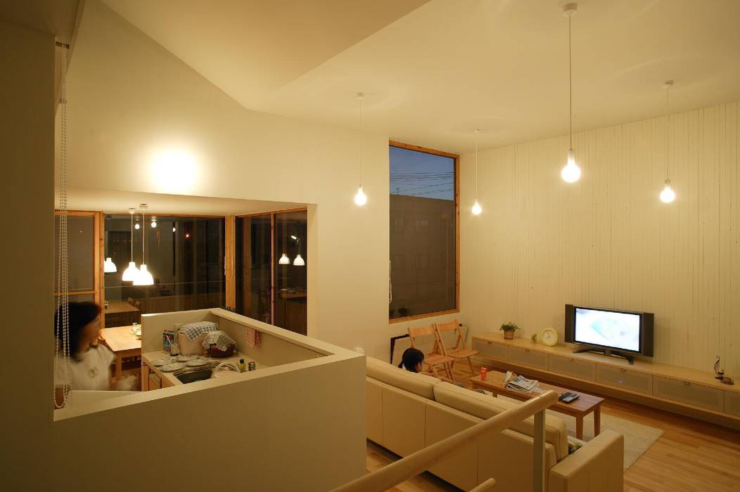新川の家, キタウラ設計室 キタウラ設計室 Living room
