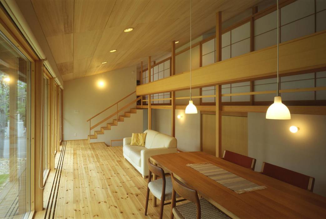 屯田の家, キタウラ設計室 キタウラ設計室 Eclectic style living room