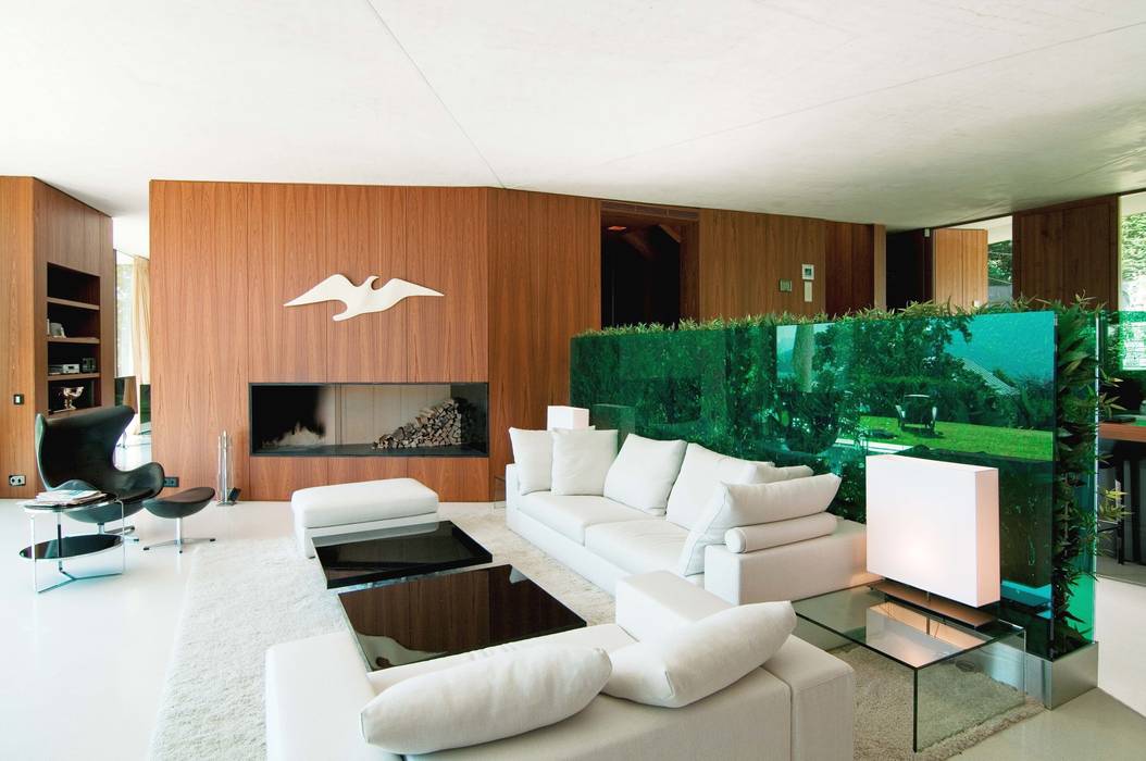Privat Haus St. Gilgen, Austria, SilvestrinDesign SilvestrinDesign 现代客厅設計點子、靈感 & 圖片