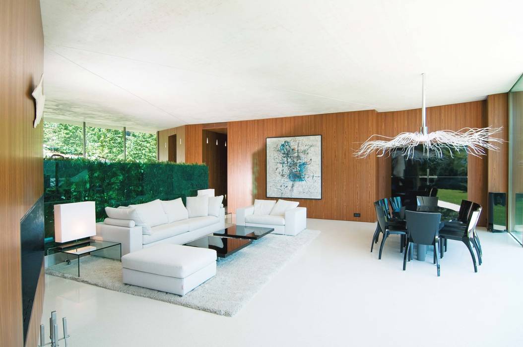 Privat Haus St. Gilgen, Austria, SilvestrinDesign SilvestrinDesign Modern living room