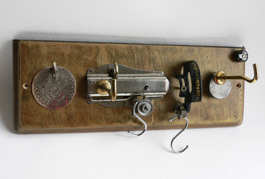 Upcycling Garderoben, Mi by Mi Mi by Mi industrial style corridor, hallway & stairs Clothes hooks & stands