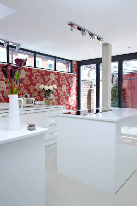 An Elegant Townhouse Beautifully Restored and Injected with Colour, Etons of Bath Etons of Bath Modern kitchen