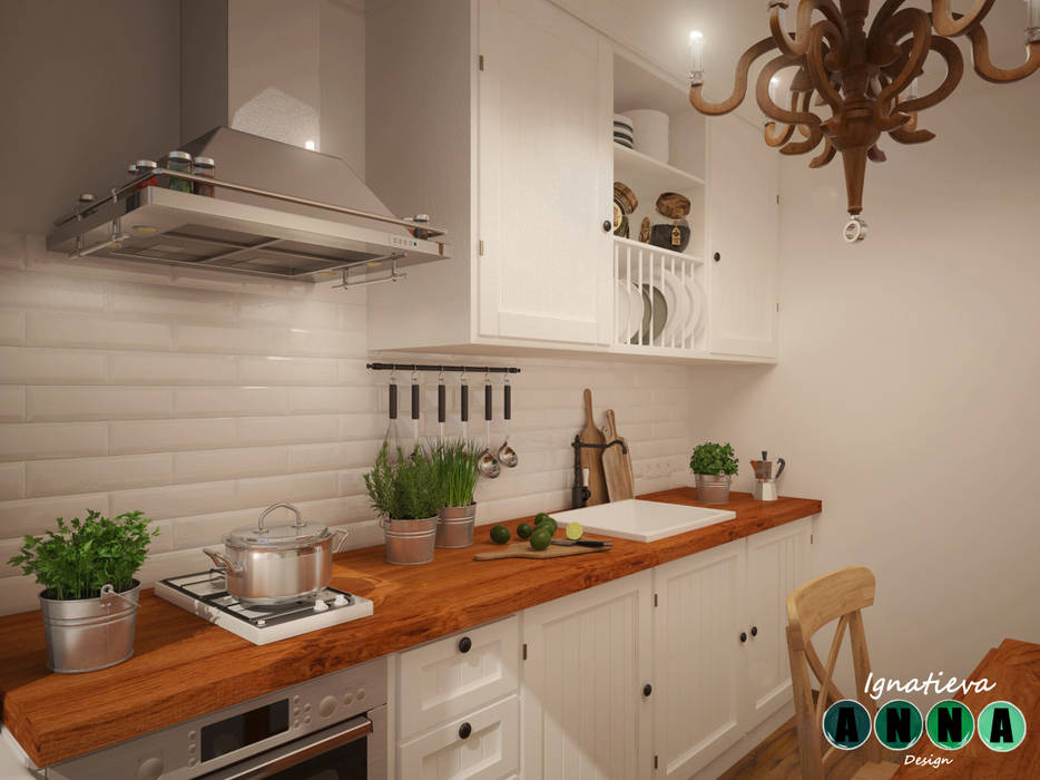 Дизайн-студия анны игнатьевой cocinas escandinavas | homify