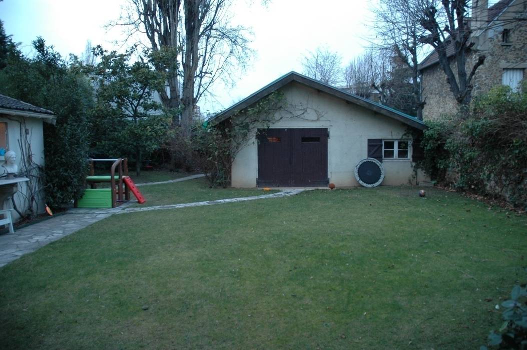 Volume-design, volume volume Country style garage/shed