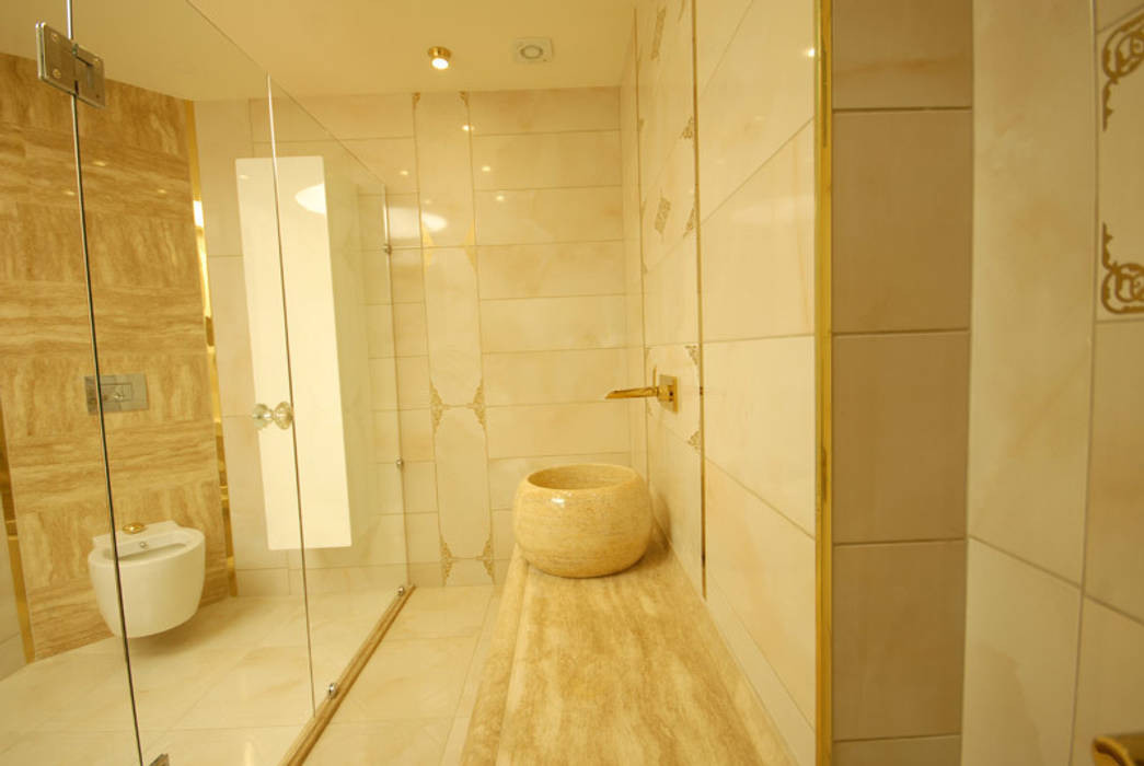 EYMEN RESİDENCE , santimetre mimarlık santimetre mimarlık Modern Banyo