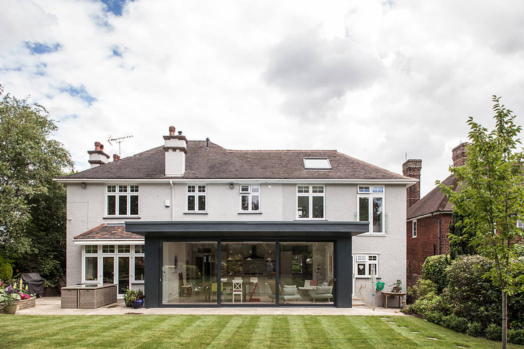 Rear Extension Nic Antony Architects Ltd Nowoczesne domy