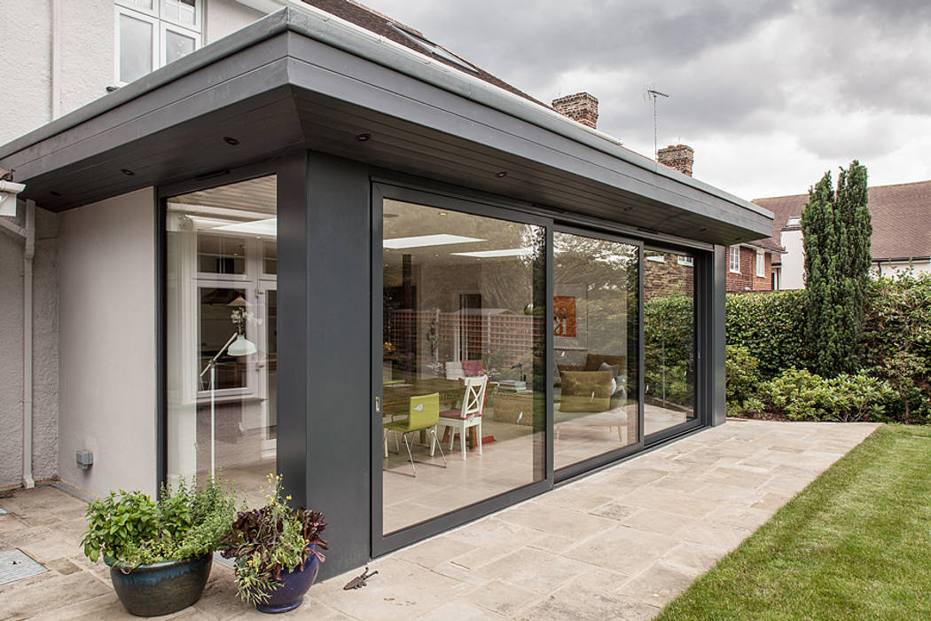 Rear Extension Nic Antony Architects Ltd Casas de estilo moderno