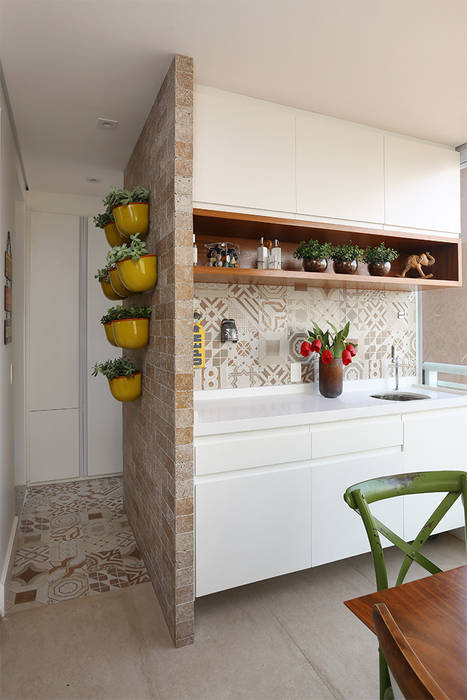 Apartamento LD, Duda Senna Arquitetura e Decoração Duda Senna Arquitetura e Decoração Balcones y terrazas de estilo ecléctico Accesorios y decoración