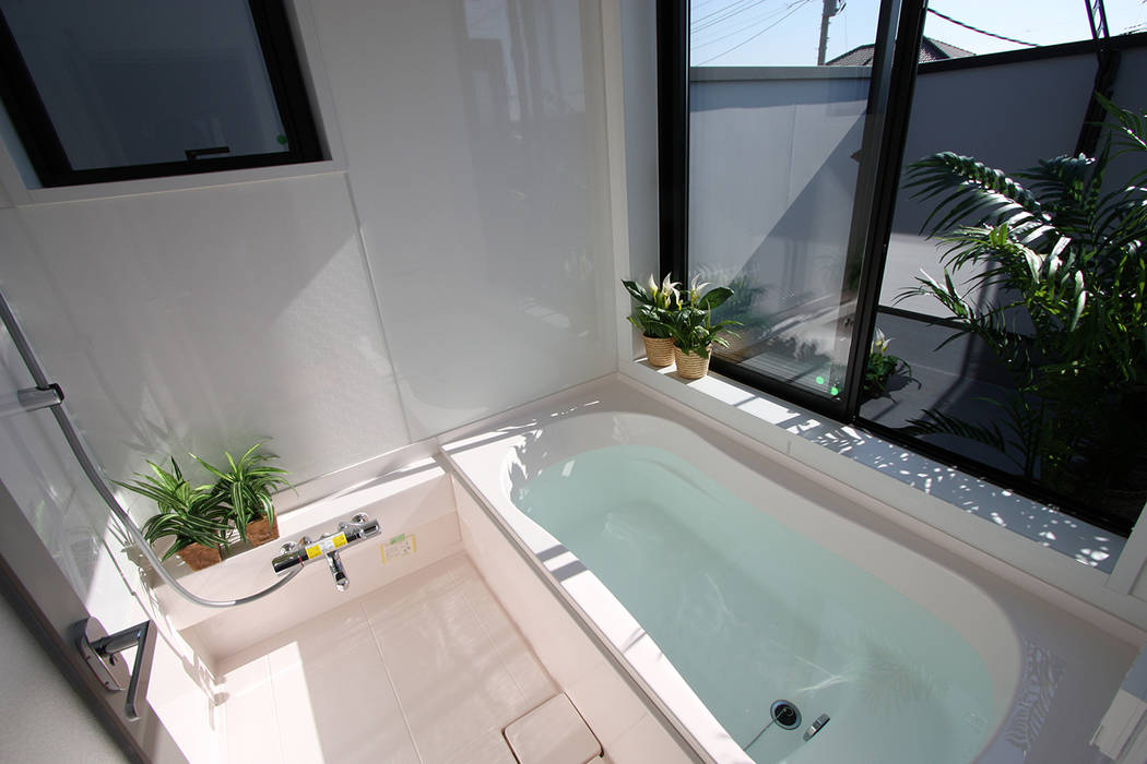 浴室 遠藤浩建築設計事務所 H,ENDOH ARCHTECT & ASSOCIATES モダンスタイルの お風呂