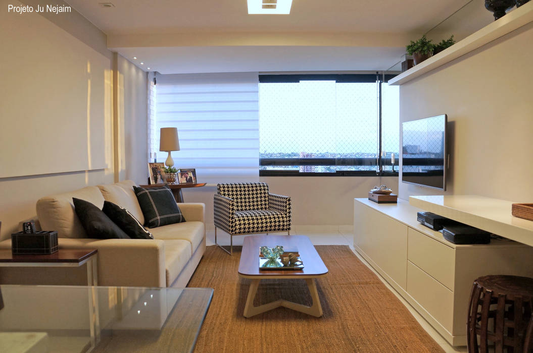 Ju Nejaim Arquitetura Salas modernas