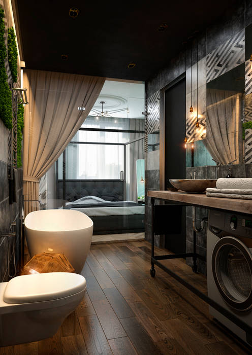 Verge of luxury, SVAI Studio SVAI Studio Ванная комната в эклектичном стиле