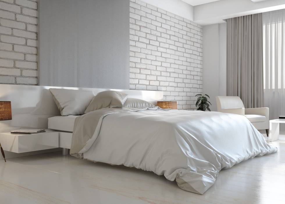 Bedroom view roas architecture 3d design agency modern yatak odası homify