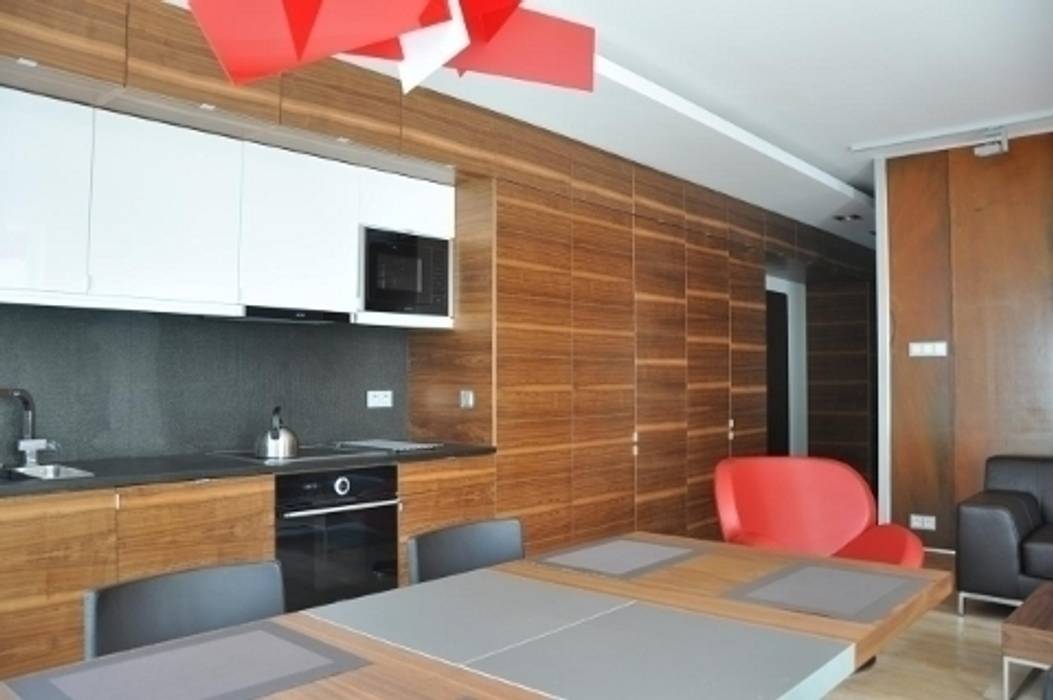 apartament w Poznaniu, ENDE marcin lewandowicz ENDE marcin lewandowicz Modern Kitchen