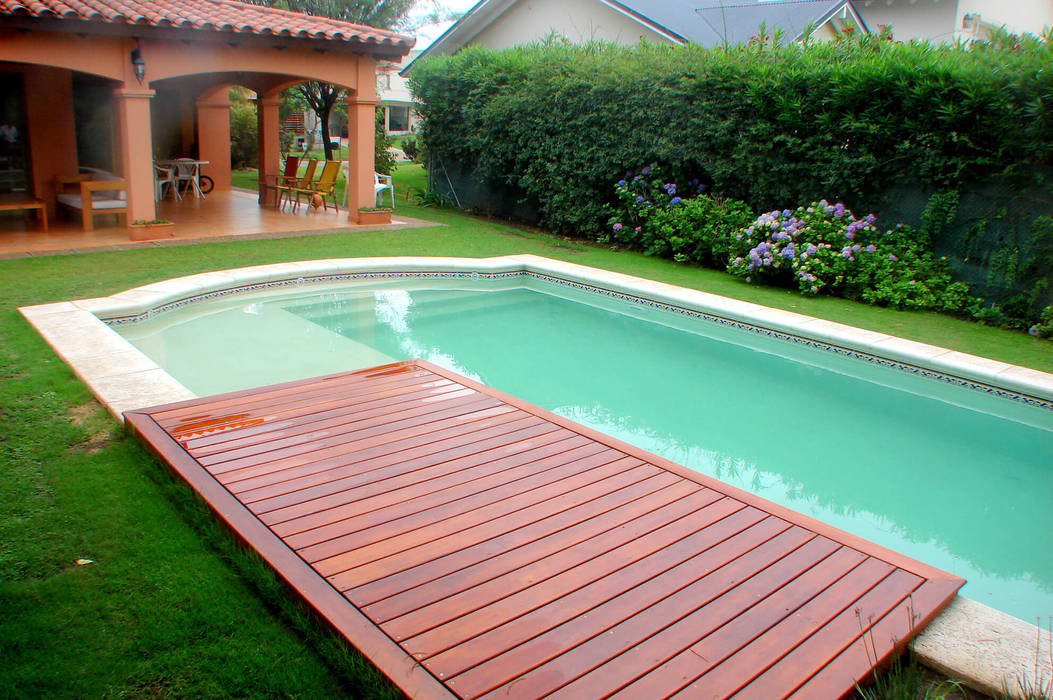 Piscinas varias, Piscinas Scualo Piscinas Scualo Piscinas de estilo moderno Madera Acabado en madera