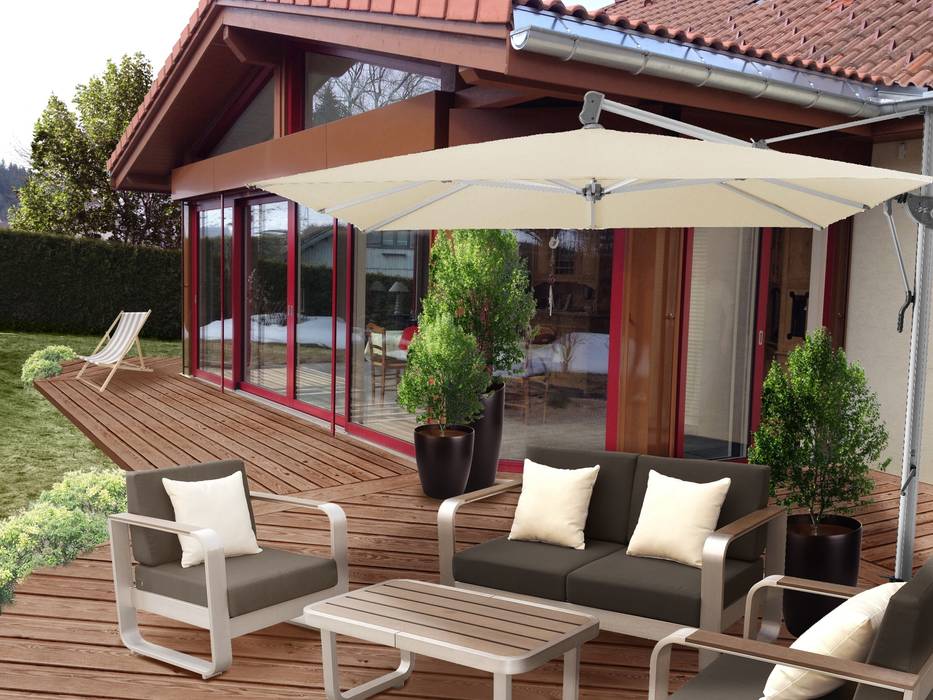 APRES PYXIS Home Design Balcon, Veranda & Terrasse ruraux