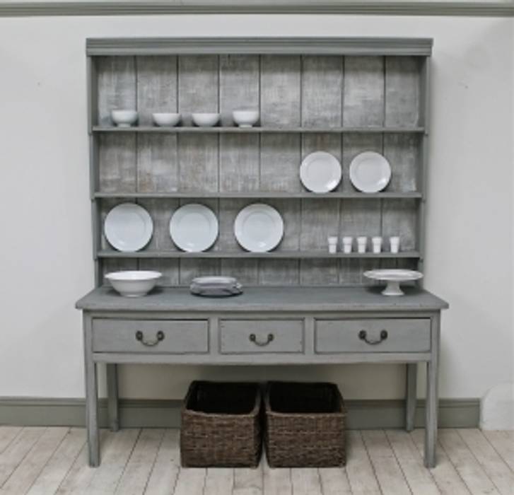 Distressed Georgian Dresser A Stylish Existence Rustic style dining room Dressers & sideboards