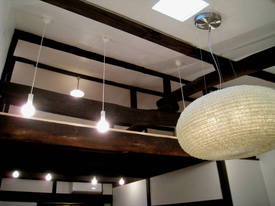 京都平屋の民家改修, あお建築設計 あお建築設計 Media room Wood Wood effect