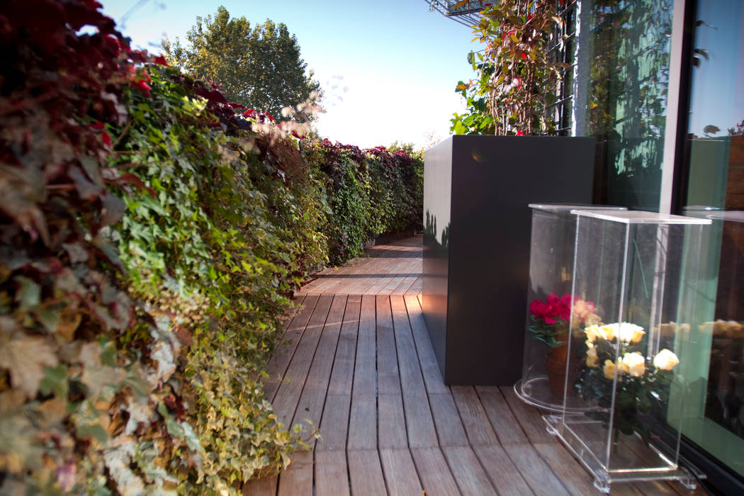 Il giardino verticale in terrazza homify Balcone, Veranda & Terrazza in stile moderno