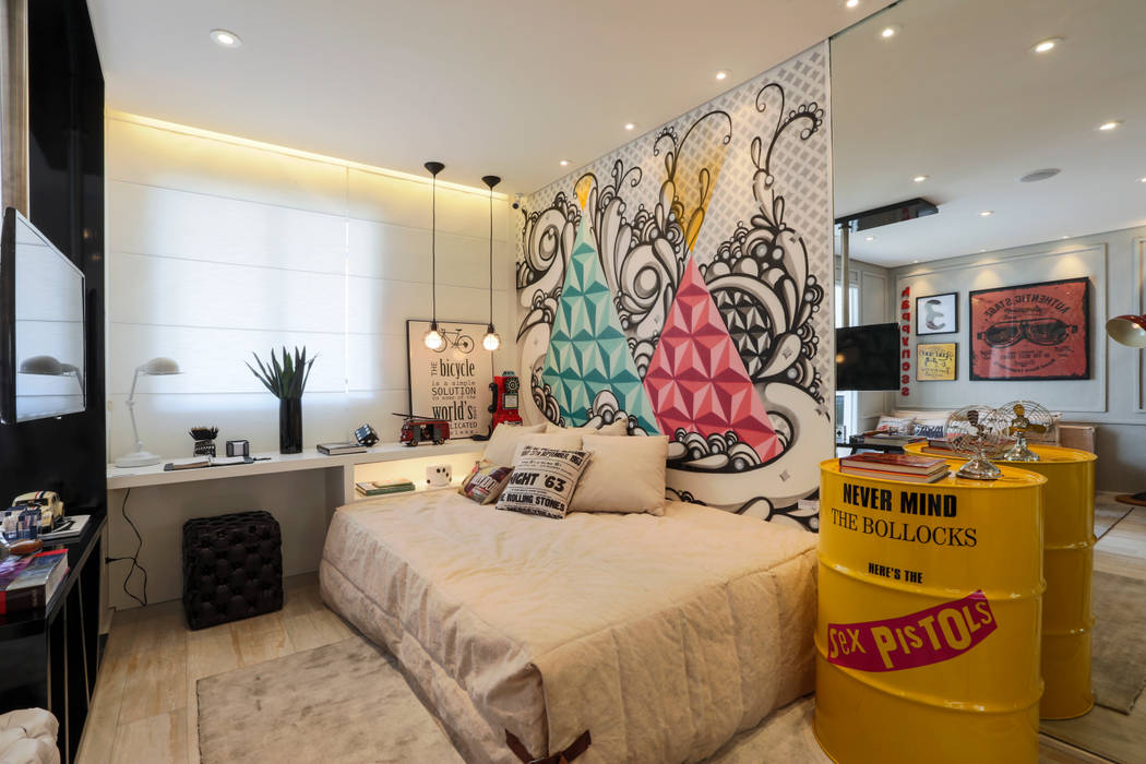 homify Moderne slaapkamers