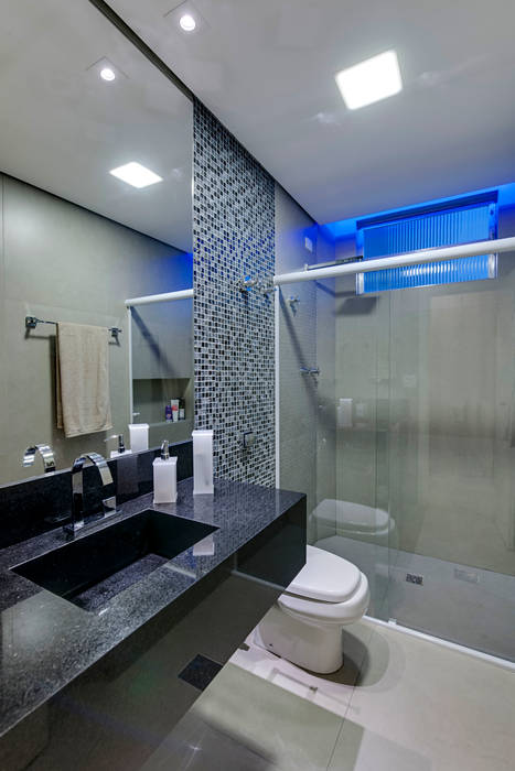Banheiro Guido Iluminação e Design Banheiros modernos