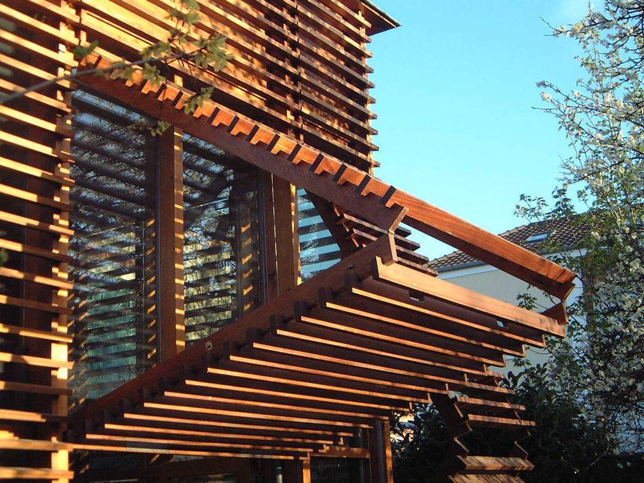 Maison B1, SARL BOURILLET ET ASSOCIES SARL BOURILLET ET ASSOCIES Puertas y ventanas de estilo moderno