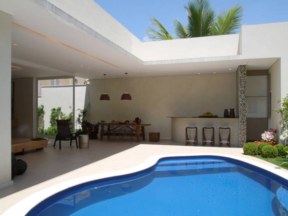 Residência Sorocaba, Denise Barretto Arquitetura Denise Barretto Arquitetura Piscinas modernas