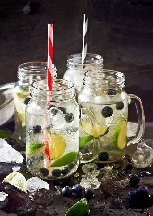 Kilner Drinking Jar Glasses Set Of 4 Clear 540ml NuCasa Ausgefallene Küchen Besteck, Geschirr und Gläser