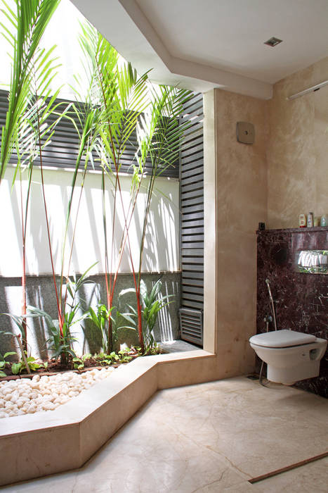 RESIDENCE FOR MRS. & MR. VASUKI RAJAGOPALAN, Muraliarchitects Muraliarchitects Modern Bathroom