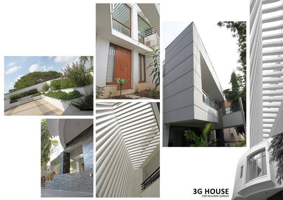 3G HOUSE – UMA SURESH, Muraliarchitects Muraliarchitects Modern home