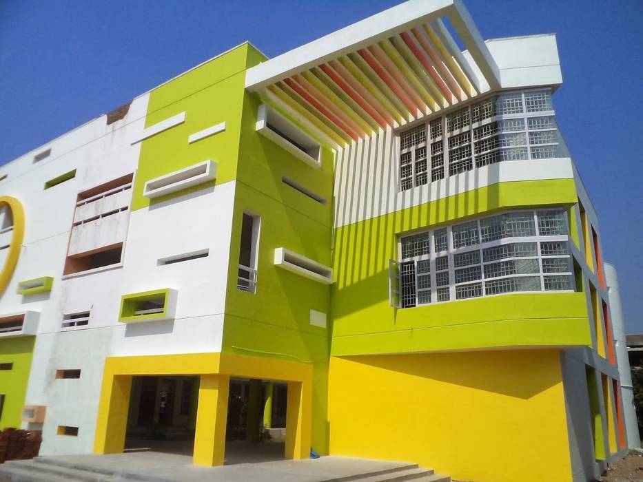 VISHWAKSENA VIDYA VIKAS SCHOOL , Muraliarchitects Muraliarchitects Commercial spaces Schools