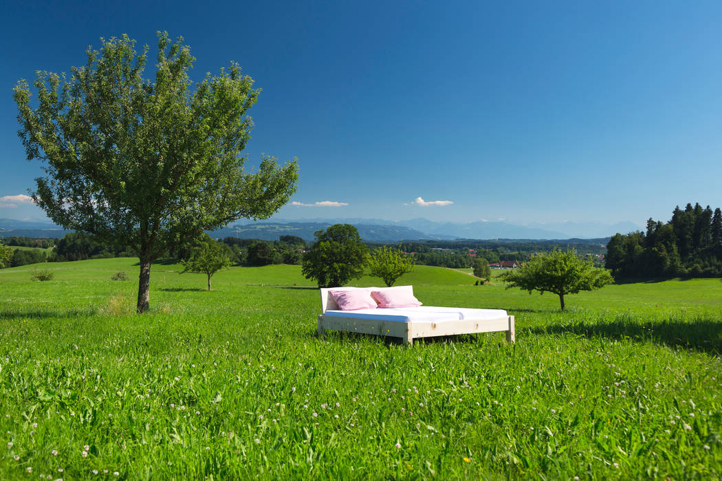 Ein Bett im Kornfeld!, Schreinerei Haas Mathias Schreinerei Haas Mathias Спальня Ліжка та спинки