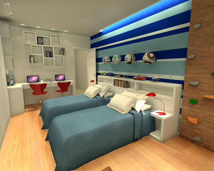 homify Modern nursery/kids room