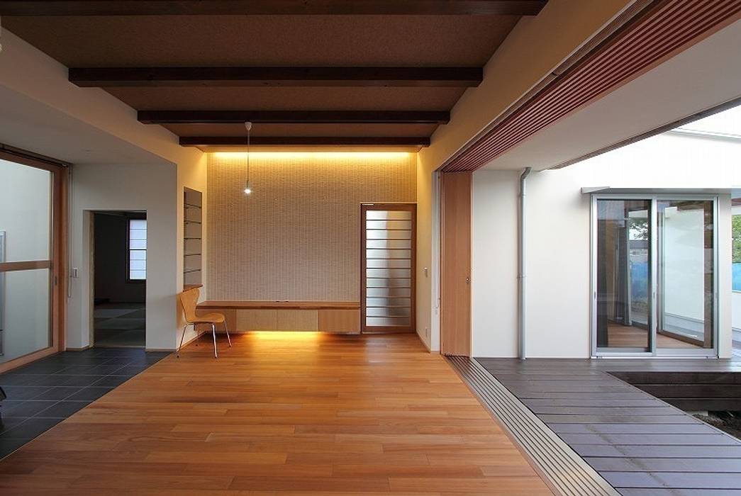 Yokono ARC, 平林繁・環境建築研究所 平林繁・環境建築研究所 Moderne woonkamers