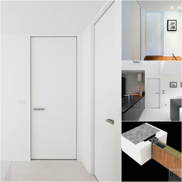Moderne binnendeuren met een onzichtbaar kozijn Anyway Doors Binnendeuren