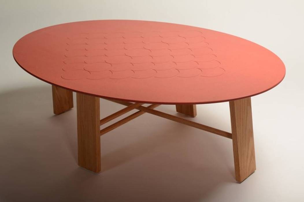 Mesa centro Zirkulua, Mediamadera Mediamadera Modern Living Room Wood Wood effect Side tables & trays