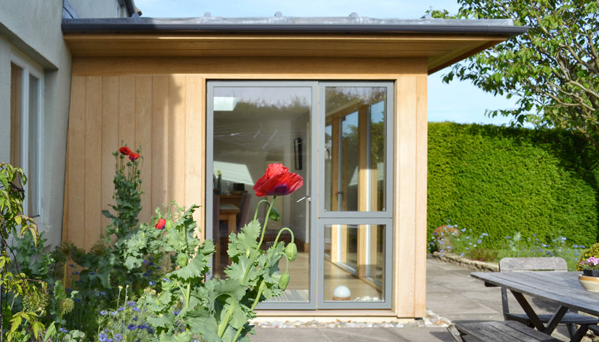 New garden room Hetreed Ross Architects Modern Houses