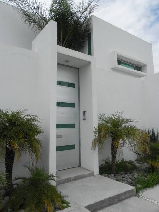 CASA ZAGO, ARKIZA ARQUITECTOS by Arq. Jacqueline Zago Hurtado ARKIZA ARQUITECTOS by Arq. Jacqueline Zago Hurtado Minimalist windows & doors Aluminium/Zinc