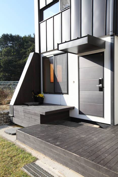 주택설계전문 디자인그룹 홈스타일토토 moderner balkon, veranda & terrasse | homify