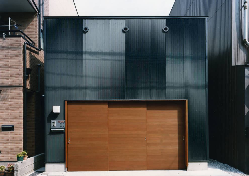 帝塚山の家, 中間建築設計工房/NAKAMA ATELIER 中間建築設計工房/NAKAMA ATELIER Modern Houses