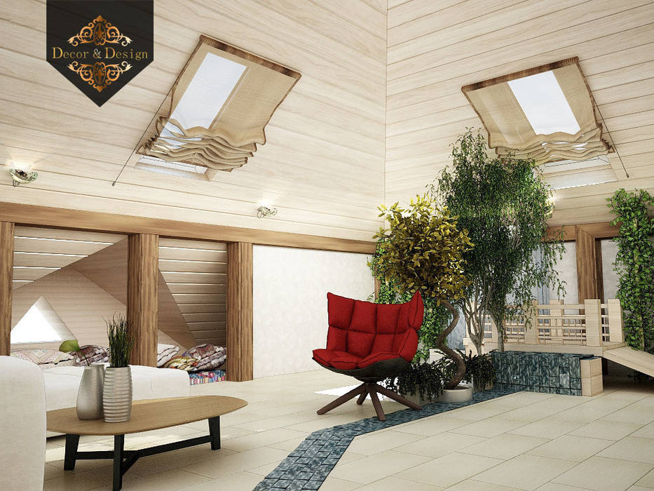 Уютный минимализм, Decor&Design Decor&Design Jardines de invierno de estilo tropical