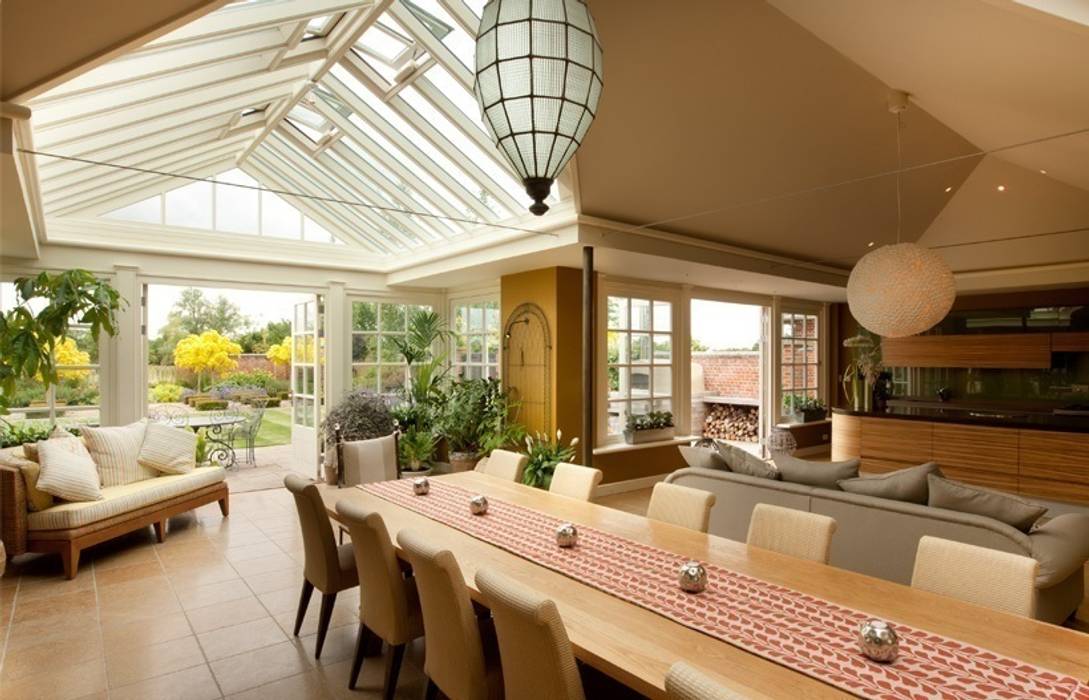 Extension interior Westbury Garden Rooms Modern conservatory