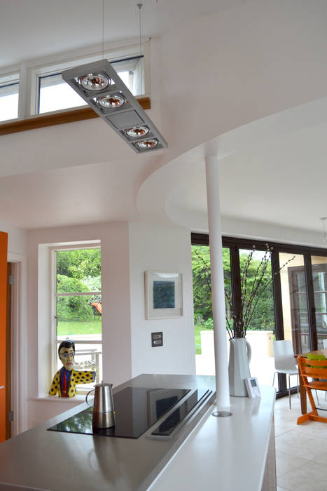 Bright and colourful kitchen Hetreed Ross Architects Kitchen