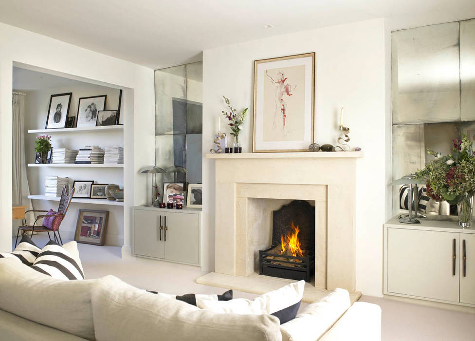 Living room, Richmond Place, London Concept Interior Design & Decoration Ltd Eclectic style living room