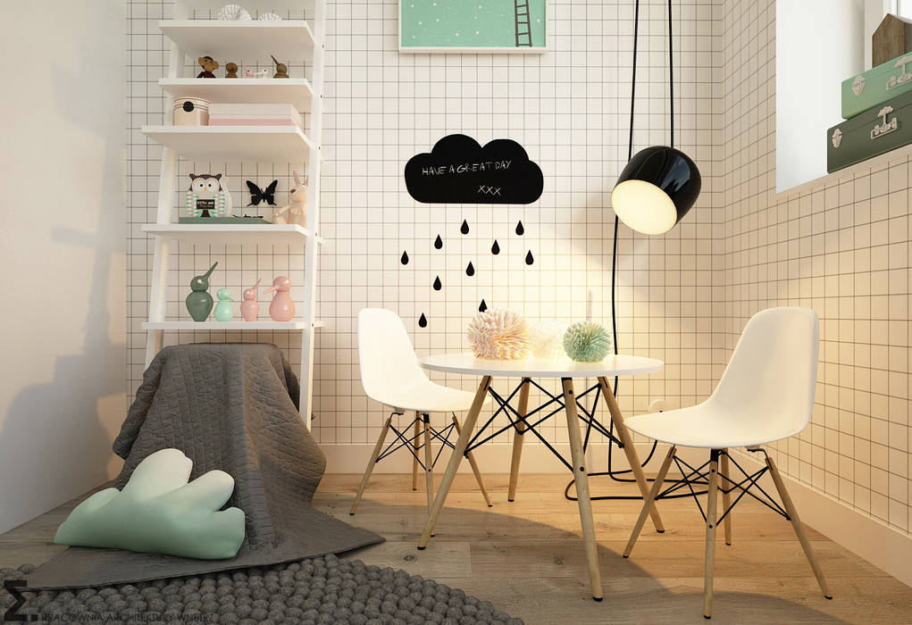 homify Scandinavian style nursery/kids room