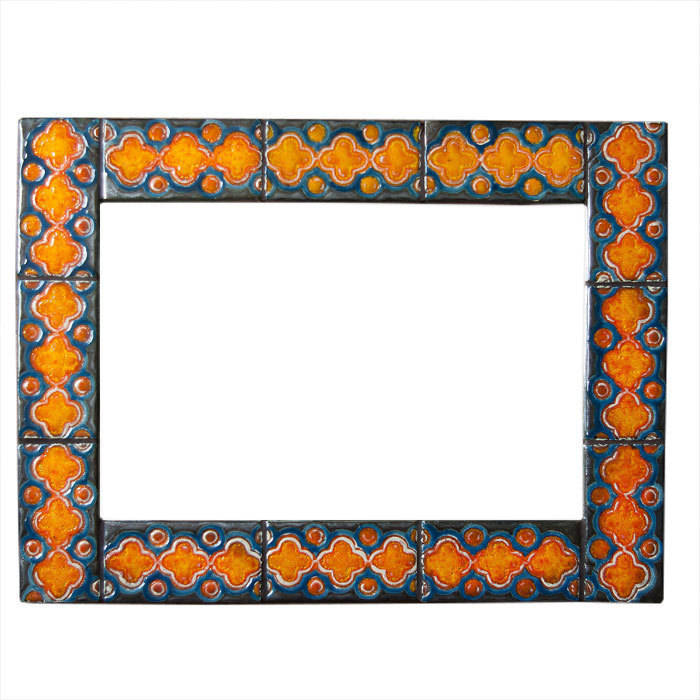 Kafelki na ramę lustra, Dekory Nati Dekory Nati Dinding & Lantai Gaya Mediteran Pictures & frames