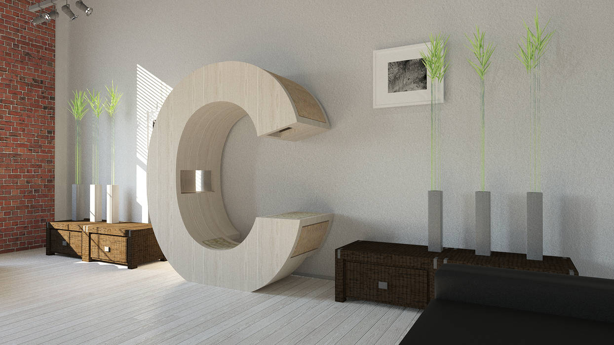 Kletterletter® luxus katzenmöbel buchstabe c - C RenDer1 1920x1080px